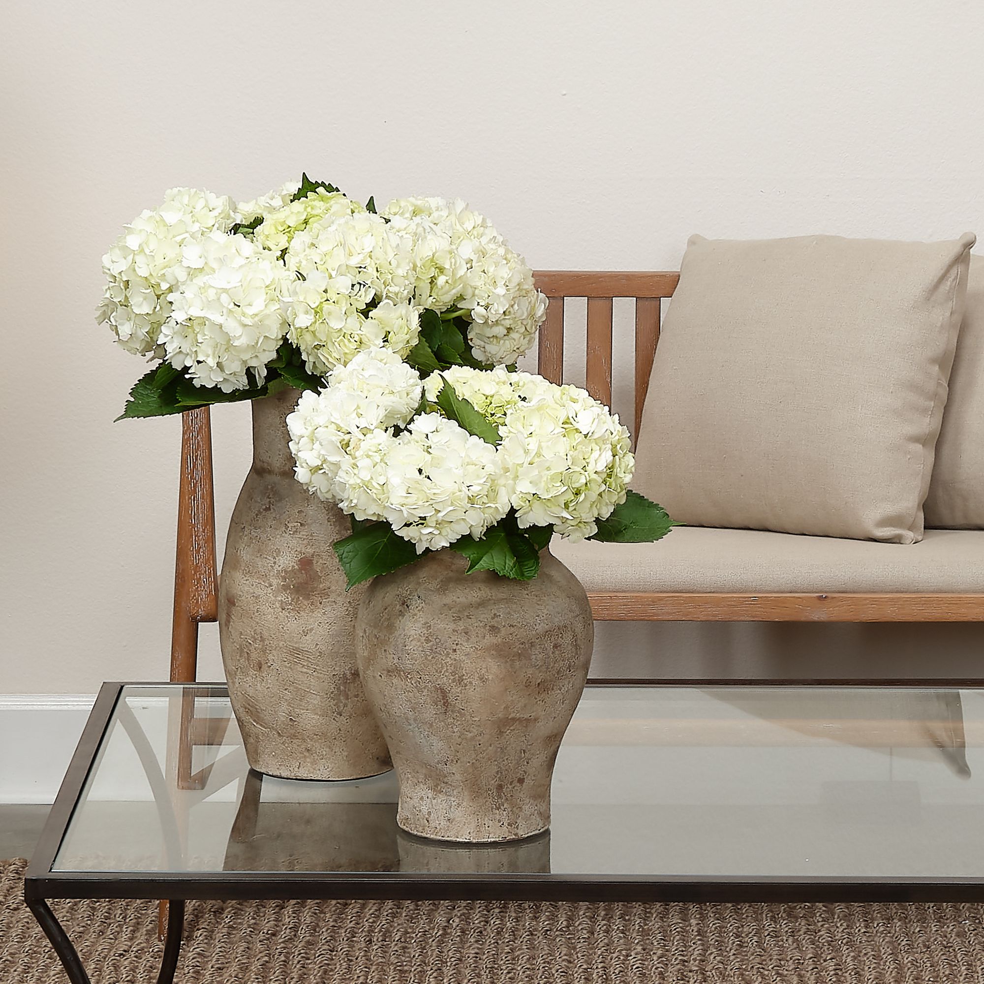 Jamie Young Root Hazelnut Ceramic Decorative Vase