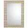 Jamie Young Rorschach 48" x 36" Rectangle Wall Mirror in Gray and Cream