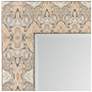 4_Jamie Young Rorschach 48" x 36" Rectangle Wall Mirror in Gray and Cream more views