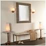 6_Jamie Young Rorschach 48" x 36" Rectangle Wall Mirror in Gray and Cream more views