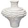 Jamie Young Ruffle Ceramic 14.5" High Decorative Vase