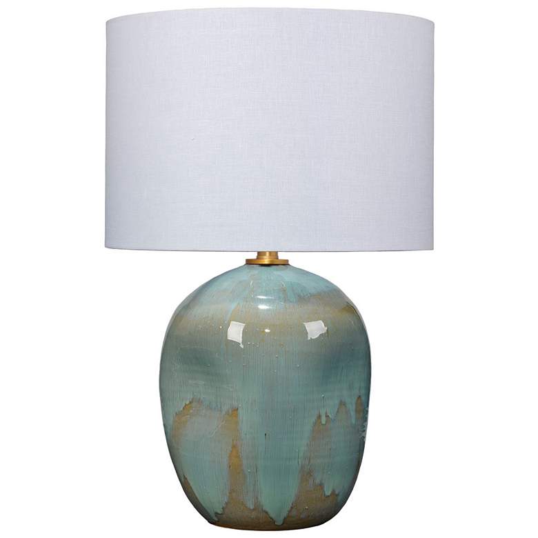Image 1 Jamie Young Salvador Ceramic Table Lamp with Linen Shade