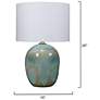 2_Jamie Young Salvador Ceramic Table Lamp with Linen Shade more views