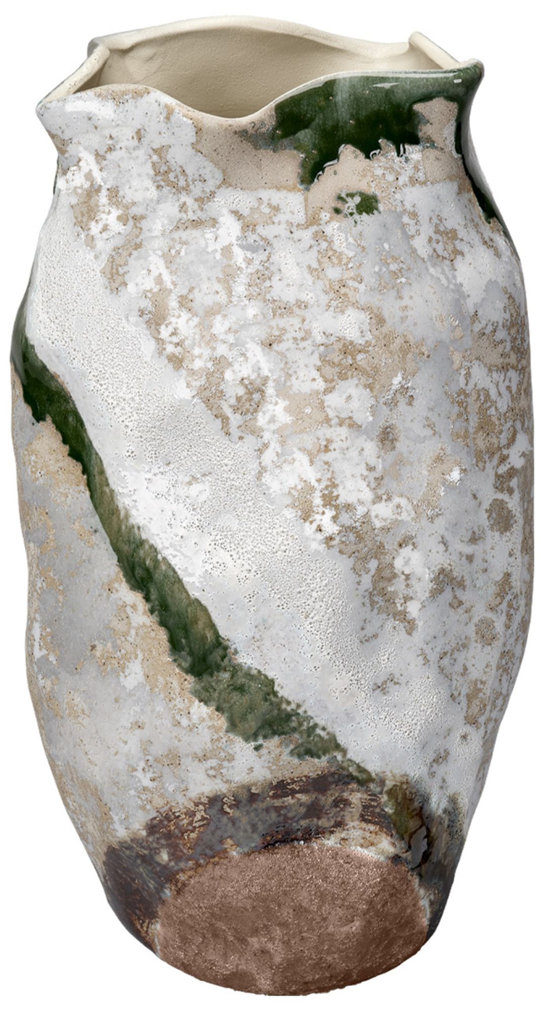 Image 2 Jamie Young Sandcastle 18" High Ceramic Decorative Vase