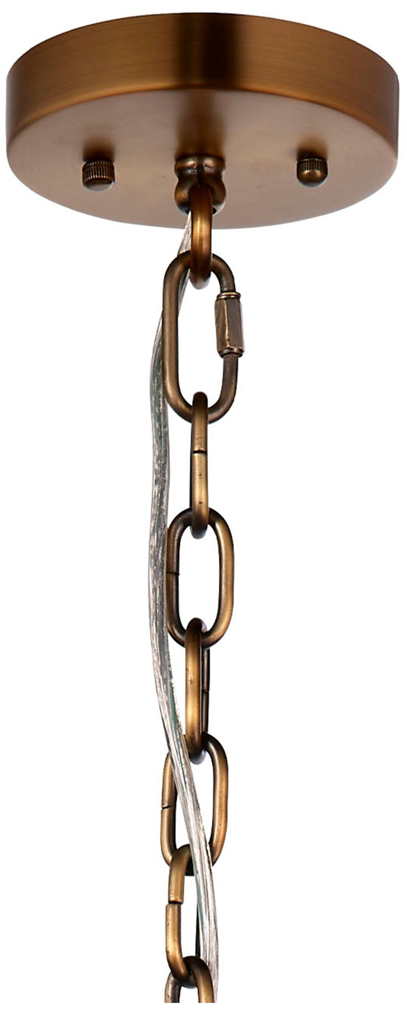 Jamie Young Scalloped 1-Light Raffia Pendant