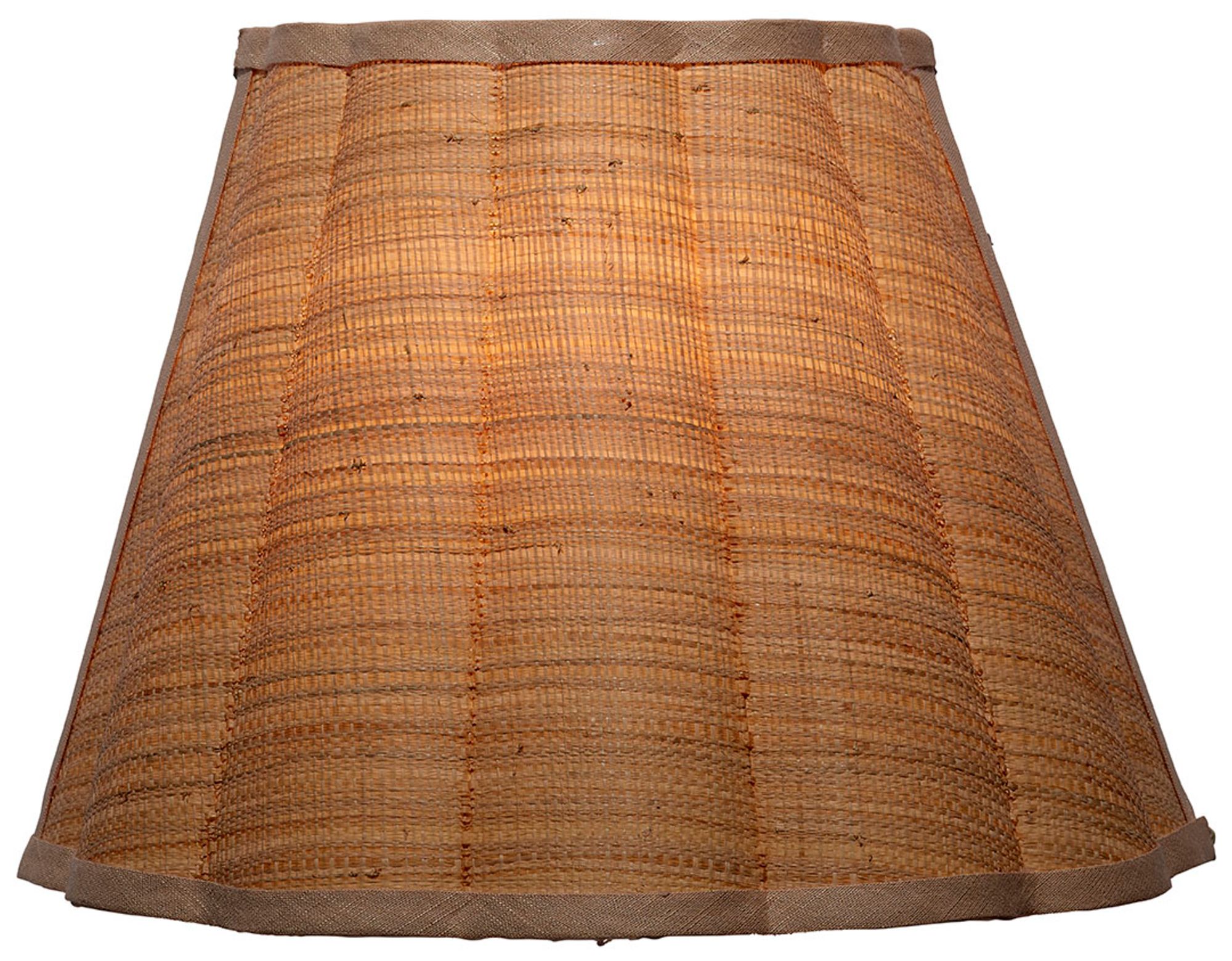 Image 5 Jamie Young Scalloped 1-Light Wall Sconce in Raffia more views