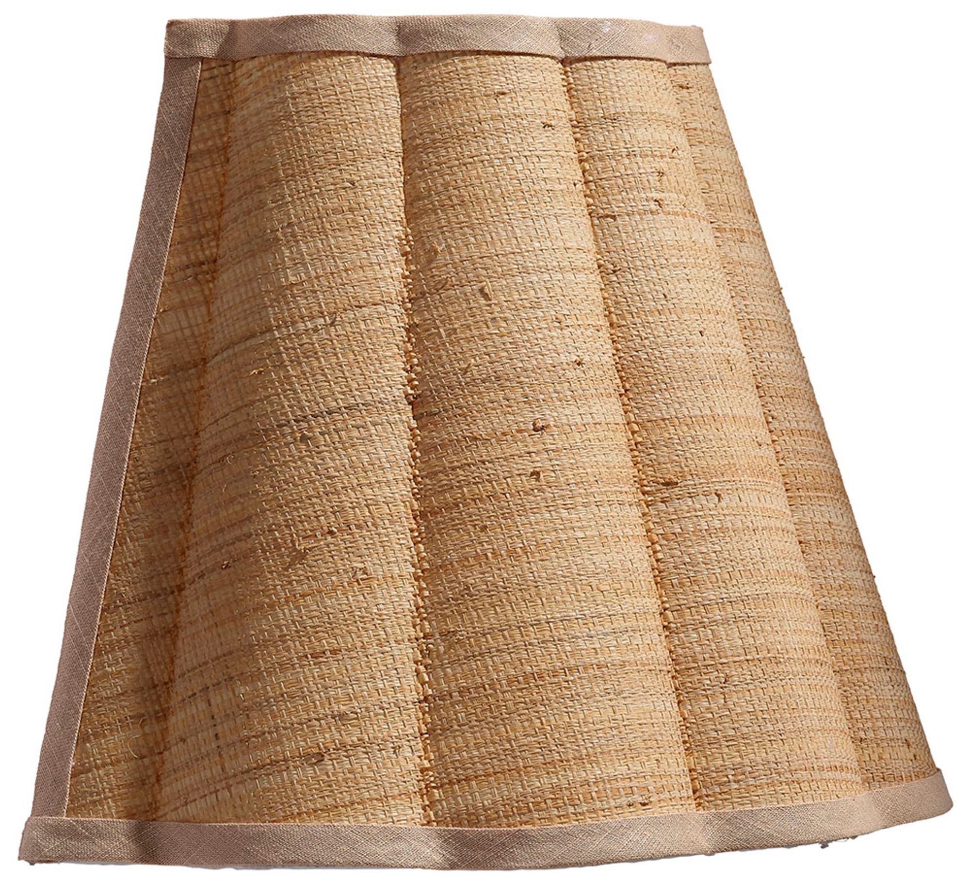 Image 6 Jamie Young Scalloped 1-Light Wall Sconce in Raffia more views