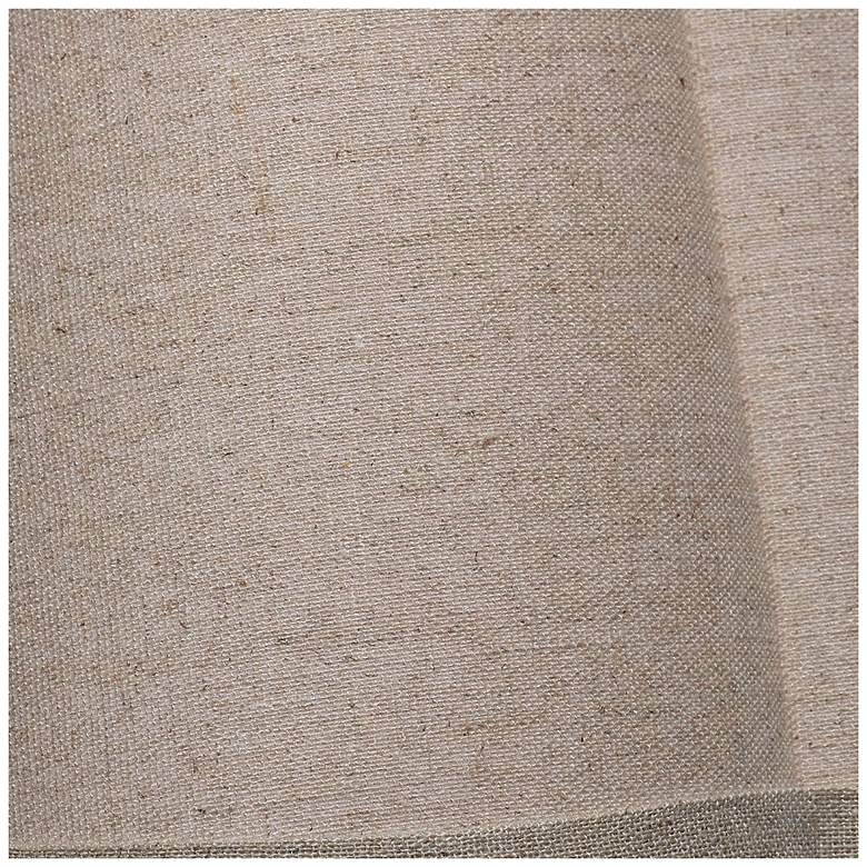 Image 3 Jamie Young Scalloped Natural Linen 12" Shade more views