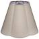 Jamie Young Scalloped Natural Linen 18" Shade