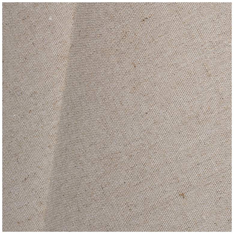 Image 3 Jamie Young Scalloped Natural Linen 18" Shade more views