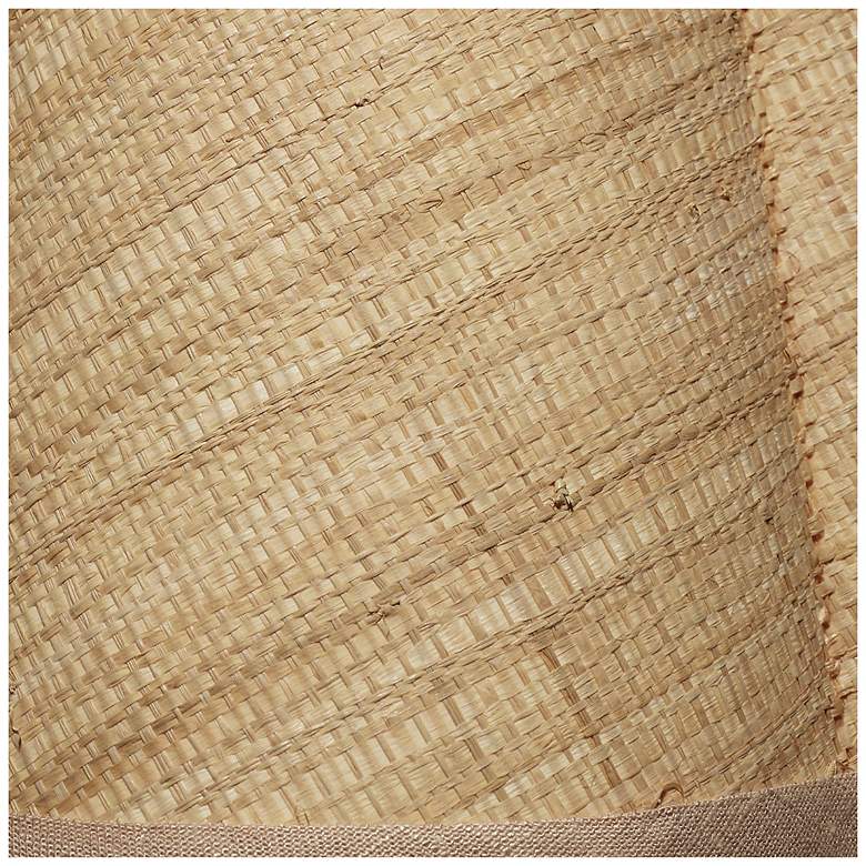 Image 3 Jamie Young Scalloped Raffia 12" Lamp Shade more views