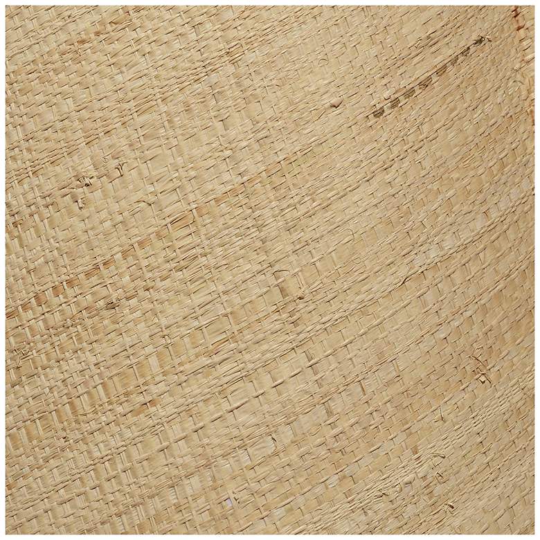 Image 3 Jamie Young Scalloped Raffia 18" Lamp Shade more views