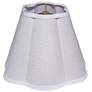 1_Jamie Young Scalloped White Polyester 12" Shade