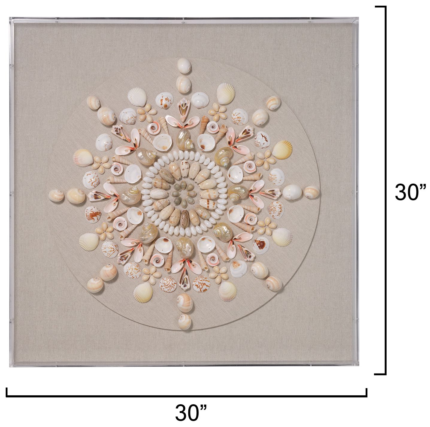 Image 6 Jamie Young Seabrook Wall Art 30" in Natural more views