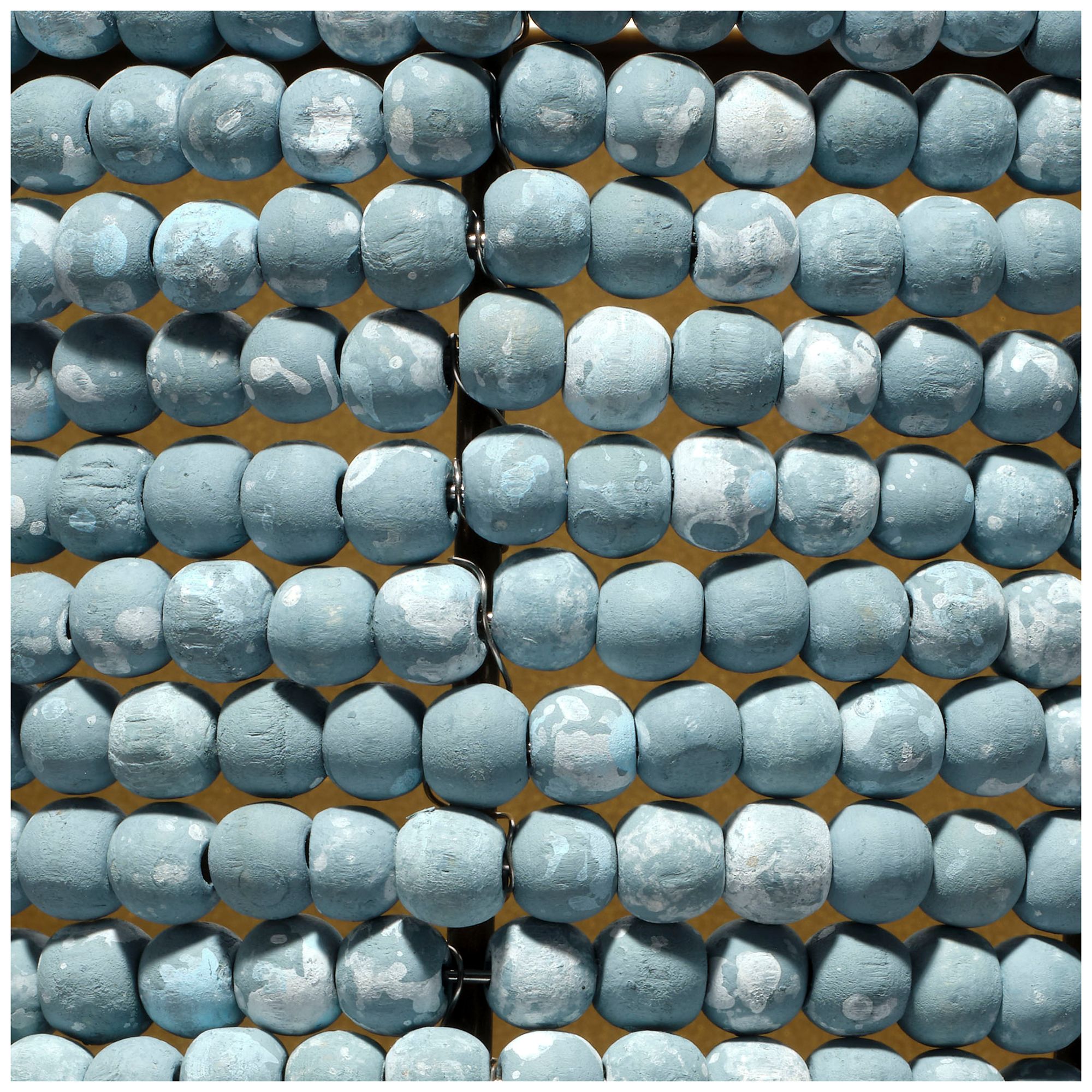 Image 4 Jamie Young Seawall 1-Light Beaded Cone Wall Sconce 14" in Blue more views