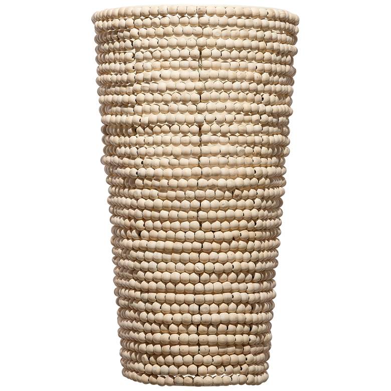 Image 1 Jamie Young Seawall 1-Light Beaded Cone Wall Sconce