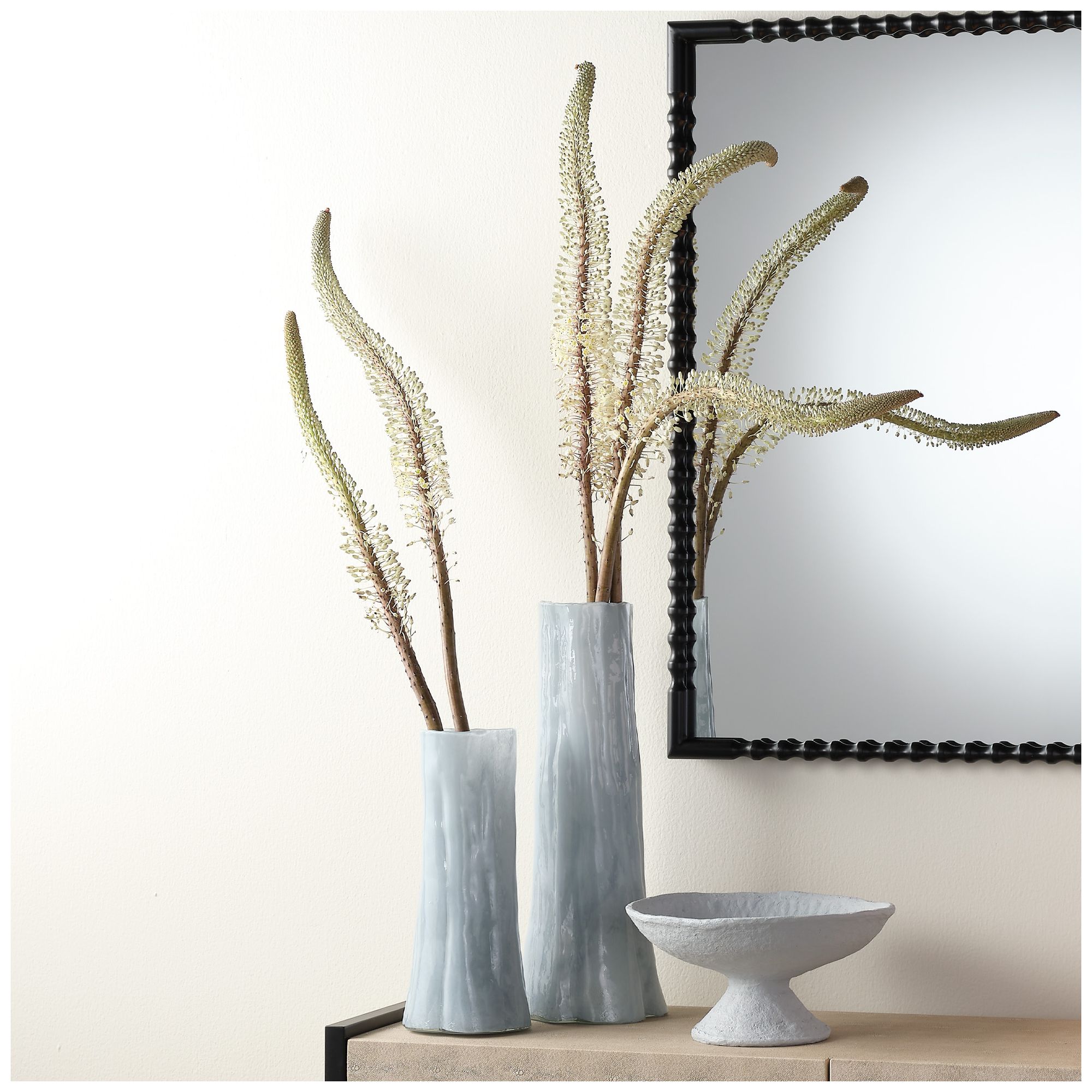 Image 6 Jamie Young Sequoia Blue Glass Decorative Vase, Large more views