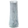 1_Jamie Young Sequoia Blue Glass Decorative Vase, Small