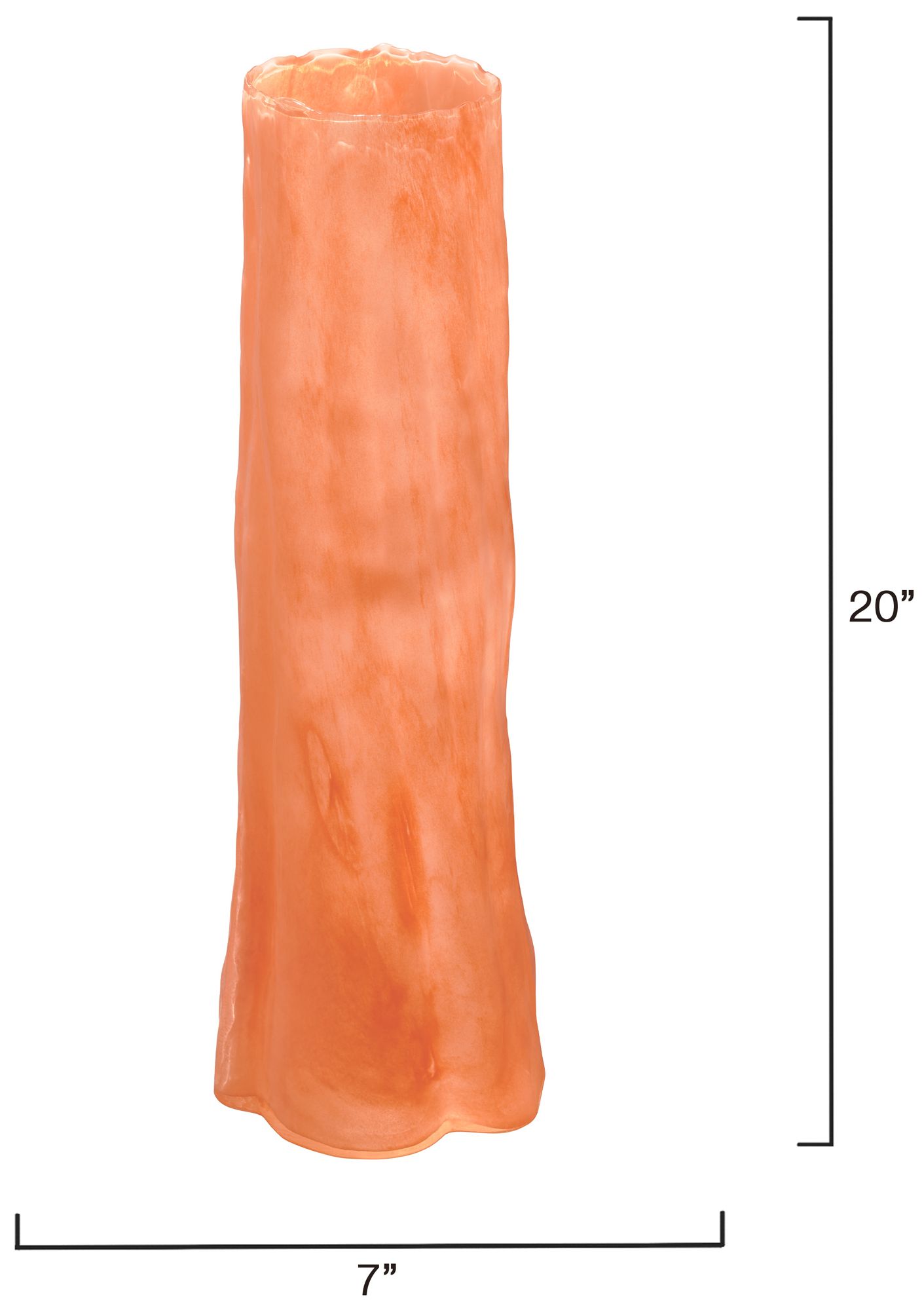 Image 3 Jamie Young Sequoia Poppy Glass Decorative Vase 20" more views