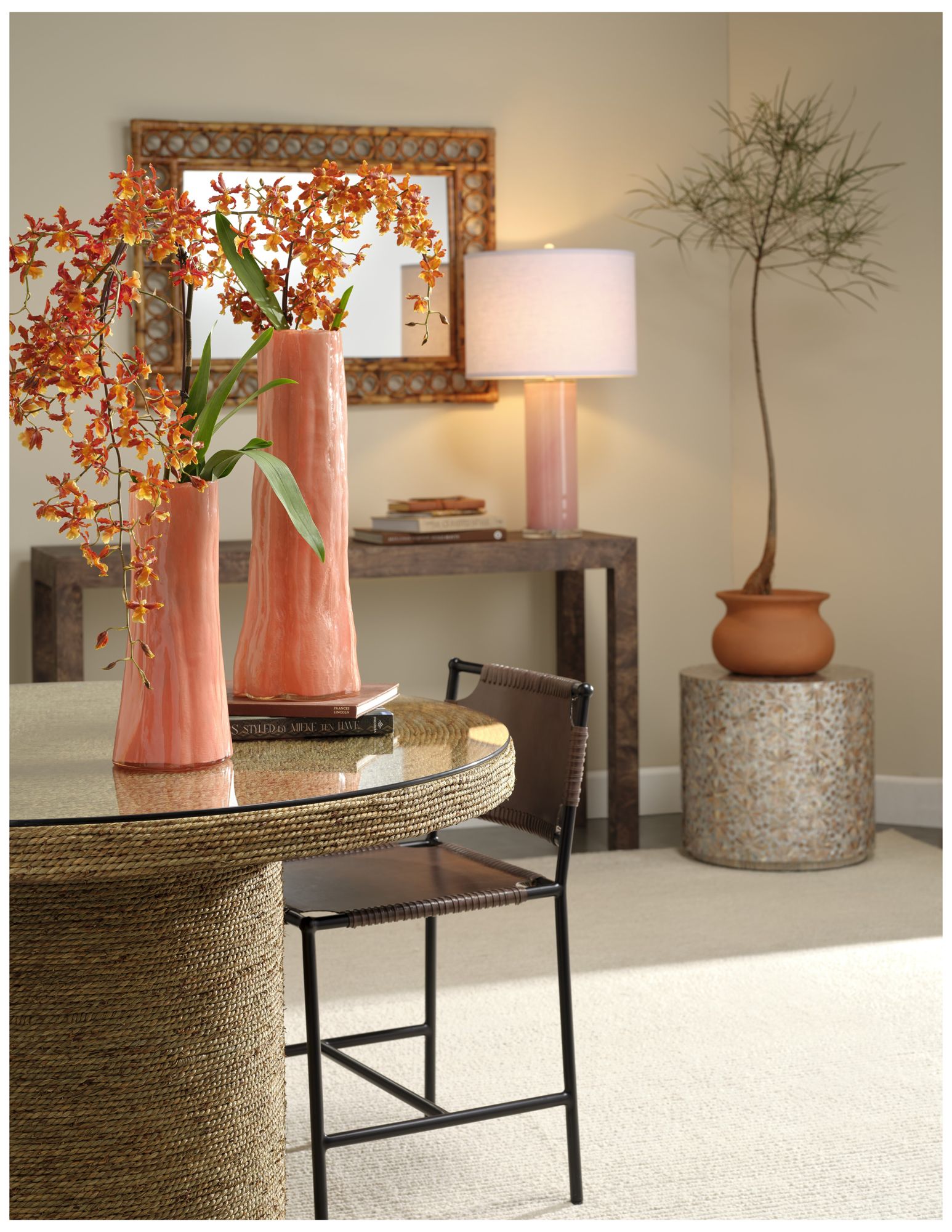 Image 5 Jamie Young Sequoia Poppy Glass Decorative Vase 20" more views