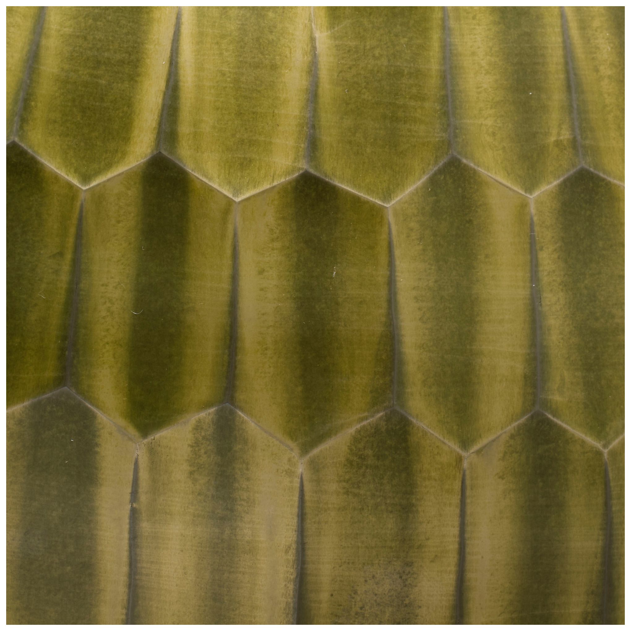Image 4 Jamie Young Serpentine Etched Glass Table Lamp 36.5" in Green more views