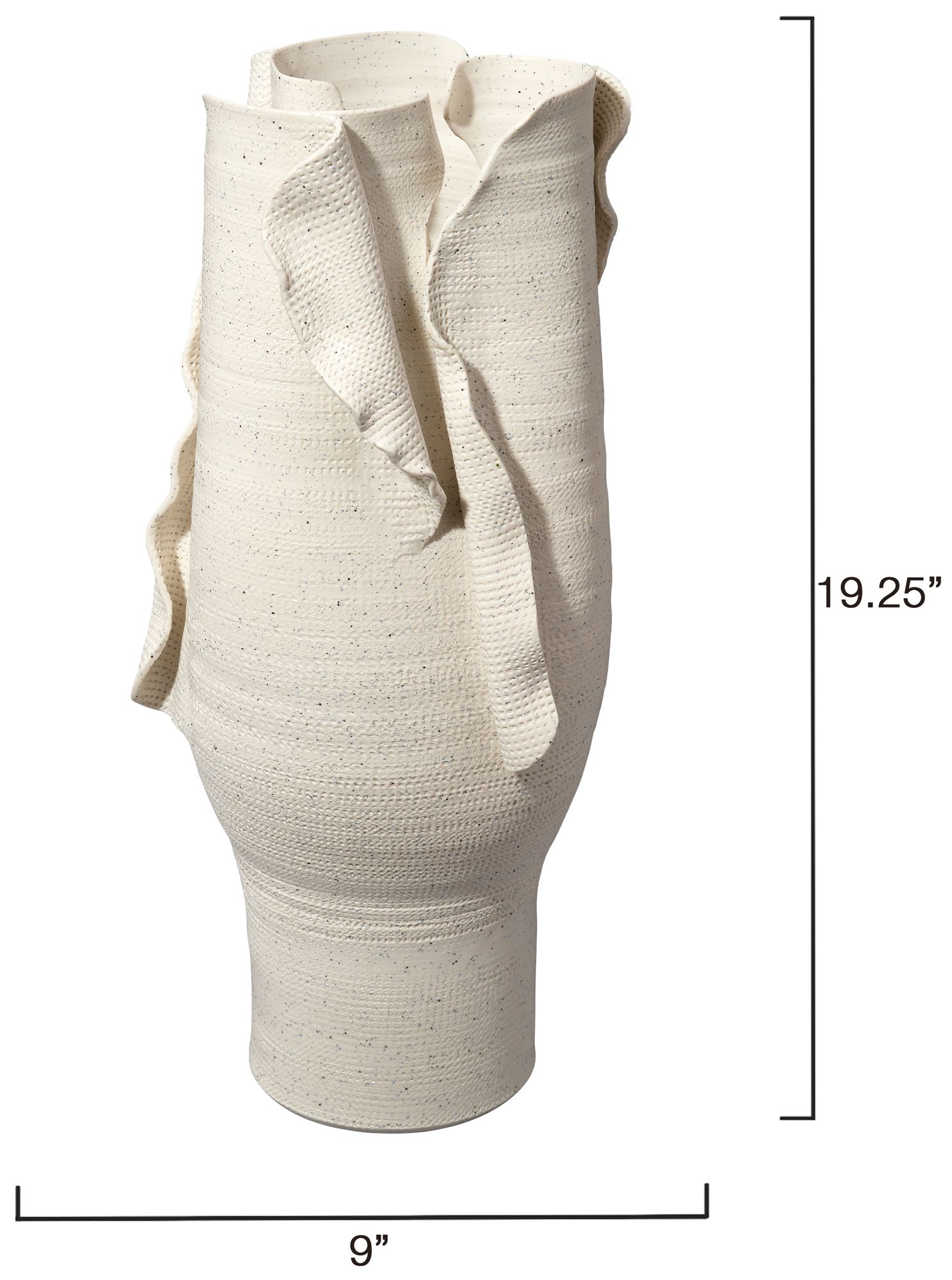 Image 3 Jamie Young Severed Tall Porcelain Decorative Vessel more views