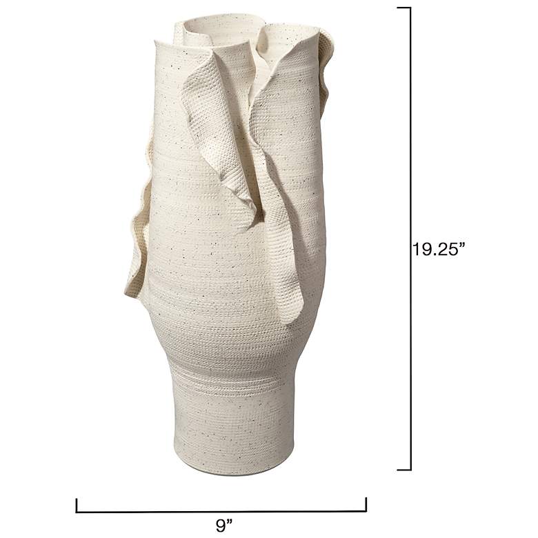 Image 3 Jamie Young Severed Tall Porcelain Decorative Vessel more views