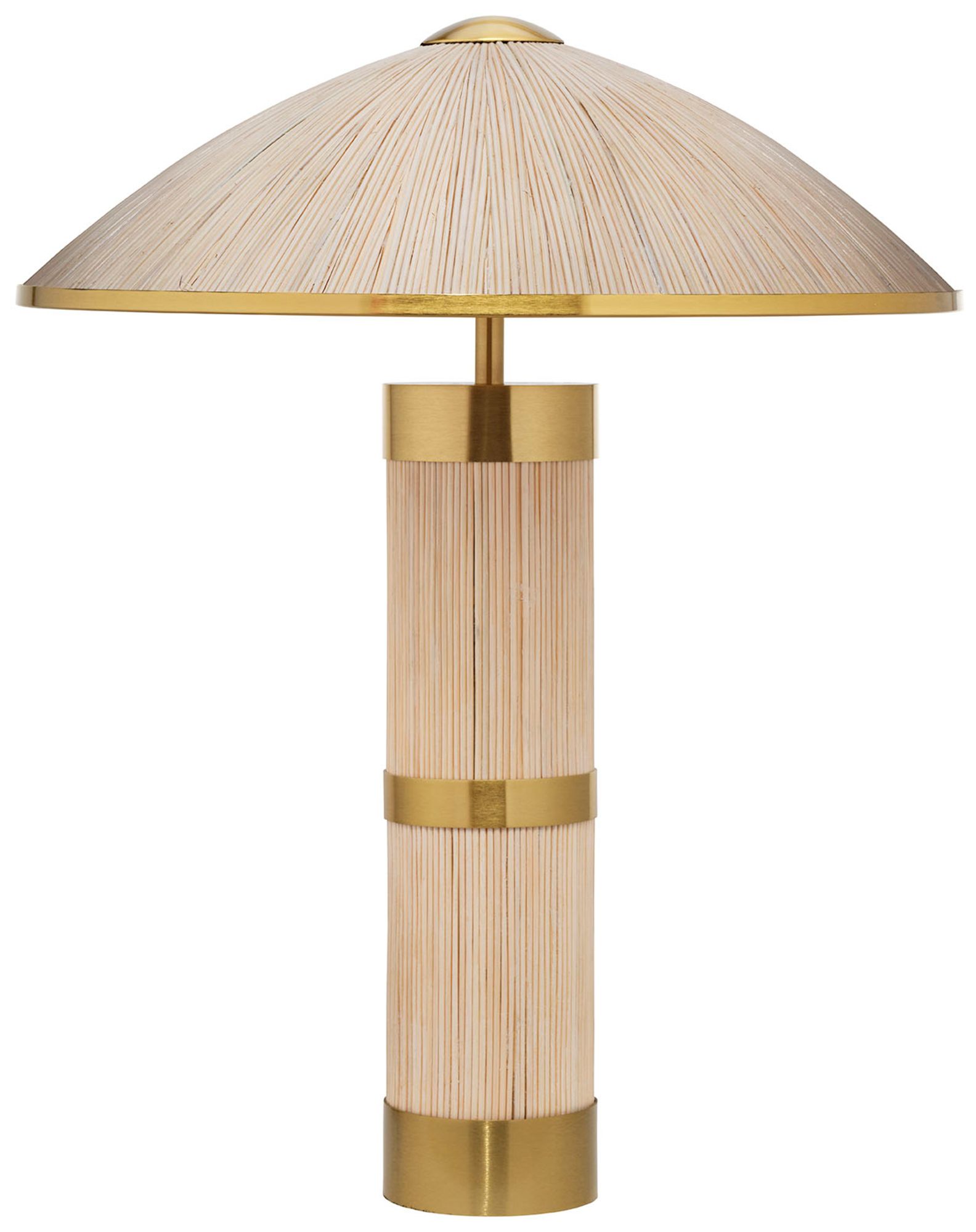 Image 2 Jamie Young Seychelles Rattan Table Lamp 24"