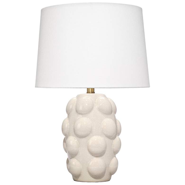 Image 1 Jamie Young Silas Ceramic Table Lamp with Linen Shade