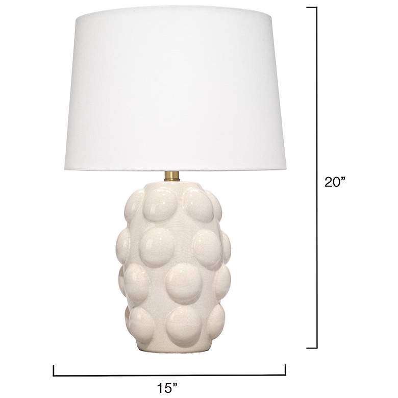 Image 3 Jamie Young Silas Ceramic Table Lamp with Linen Shade more views