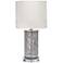 Jamie Young Small Lattice Glass Table Lamp