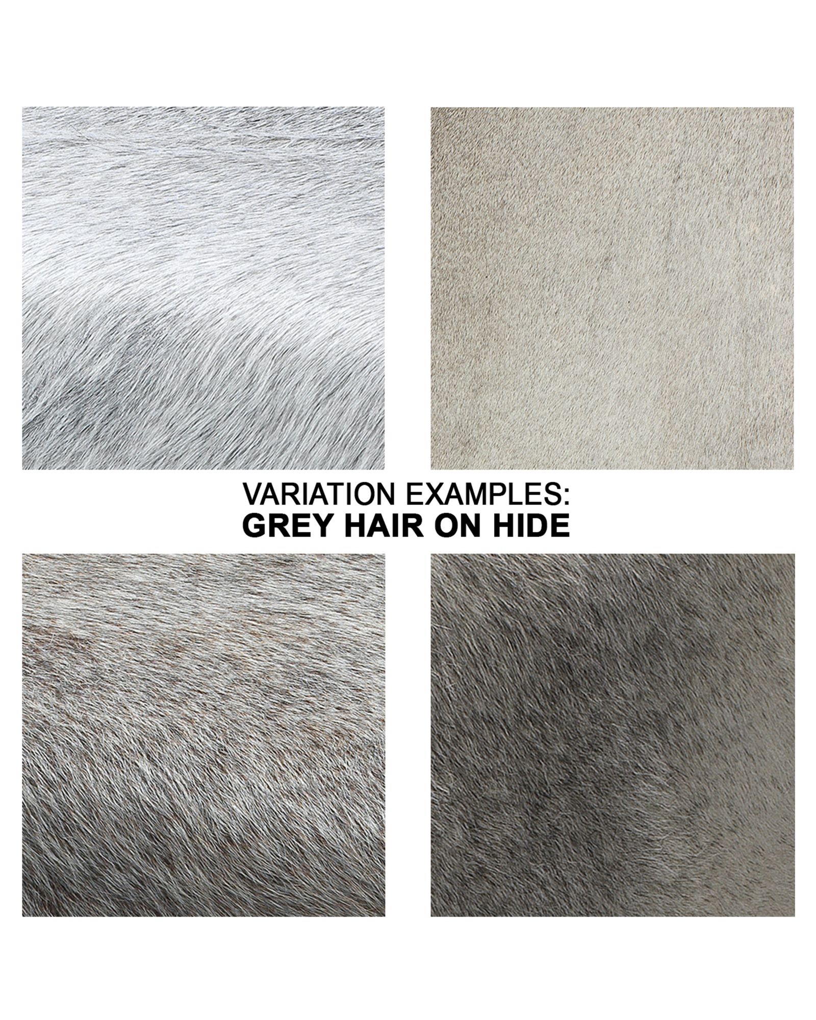 Image 5 Jamie Young Small Square Gray Hide Leather Ottoman more views