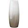 Jamie Young Solar 14" High White and Gold Decorative Vase