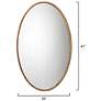 3_Jamie Young Sparrow Braided 41" Oval Mirror more views