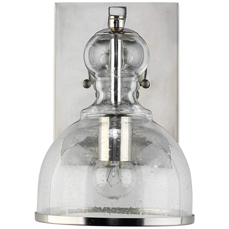 Image 1 Jamie Young St. Charles 10" High Polished Nickel Wall Sconce