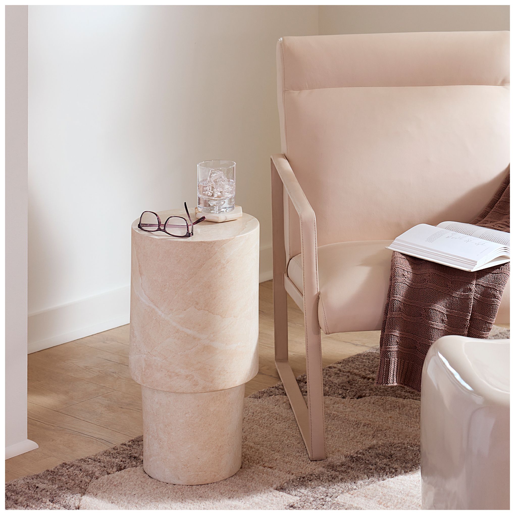 Image 4 Jamie Young St. Germain Drink Table 20" in Cream more views