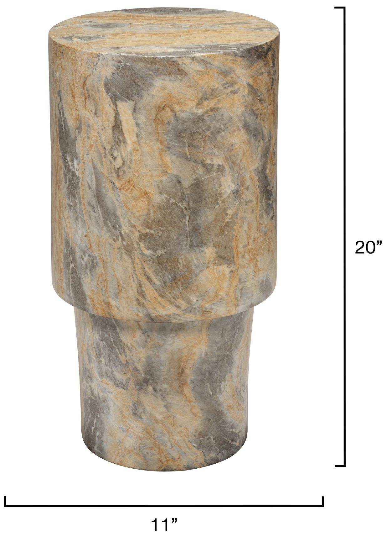 Image 5 Jamie Young St. Germain Drink Table 20" in Tan more views