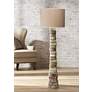 Jamie Young Stacked Animal Horn Floor Lamp