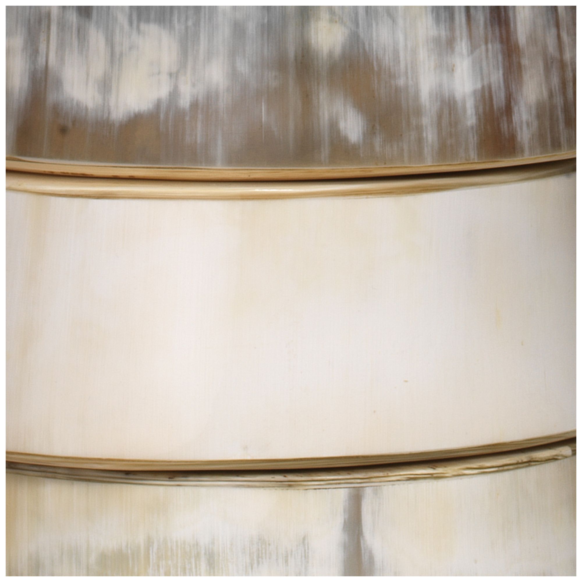 Image 4 Jamie Young Stacked Horn Table Lamp with Elephant Hemp Shade more views