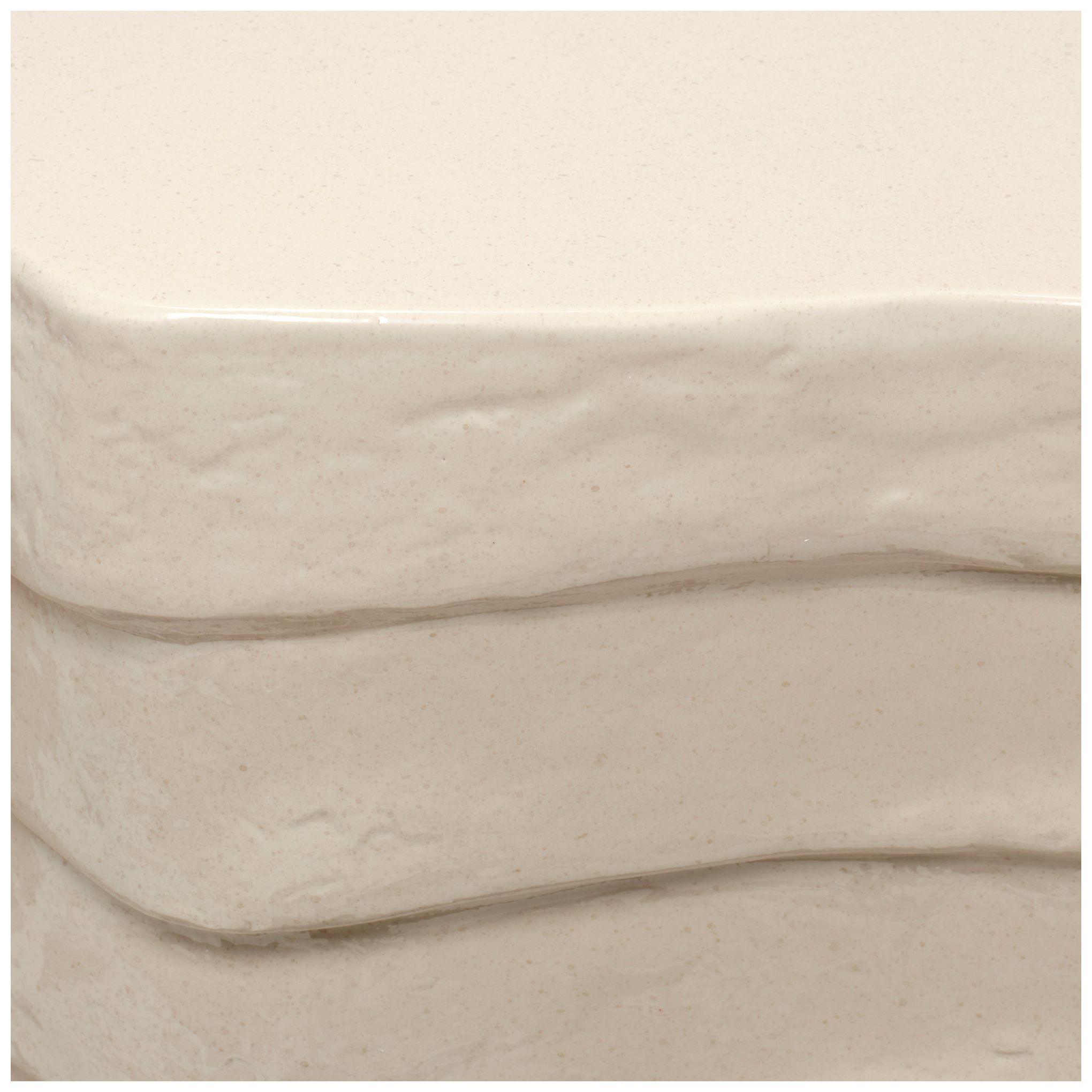 Image 2 Jamie Young Strata Side Table 18" in Cream more views