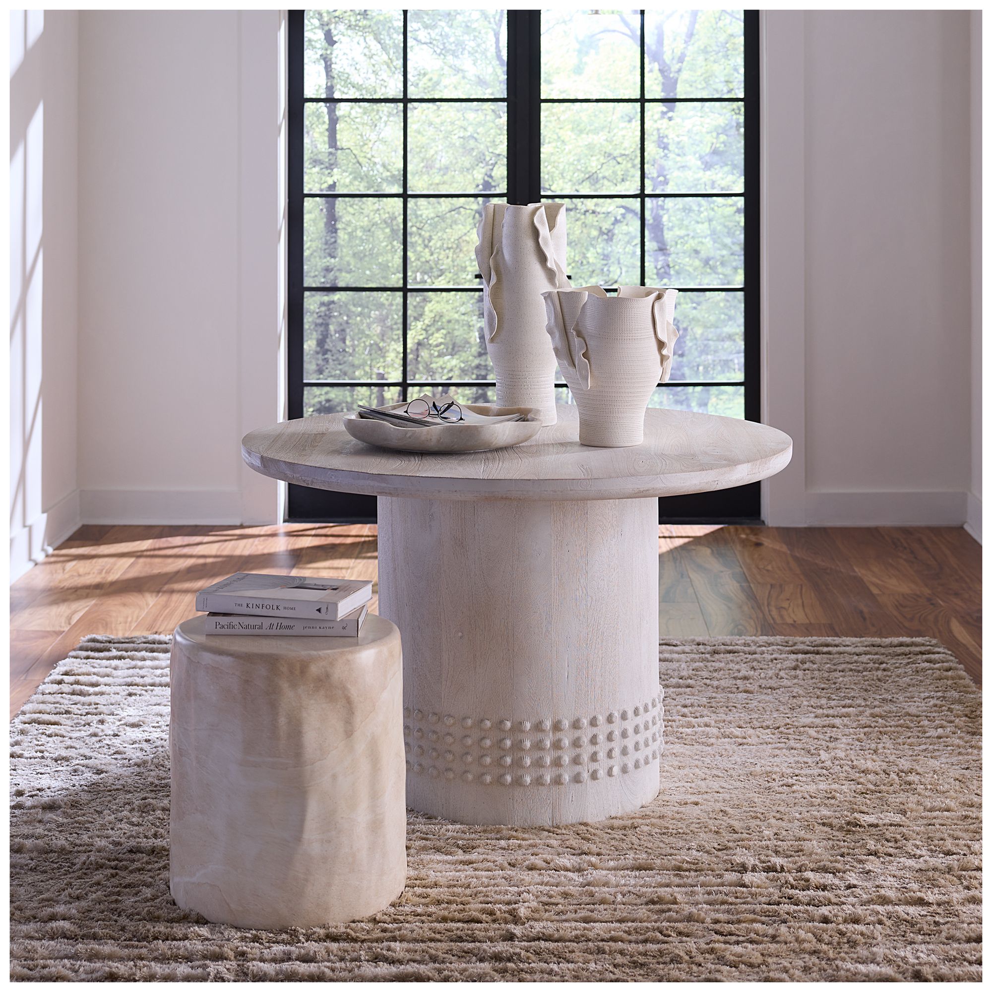 Image 2 Jamie Young Studded Wood Bistro Dining T more views