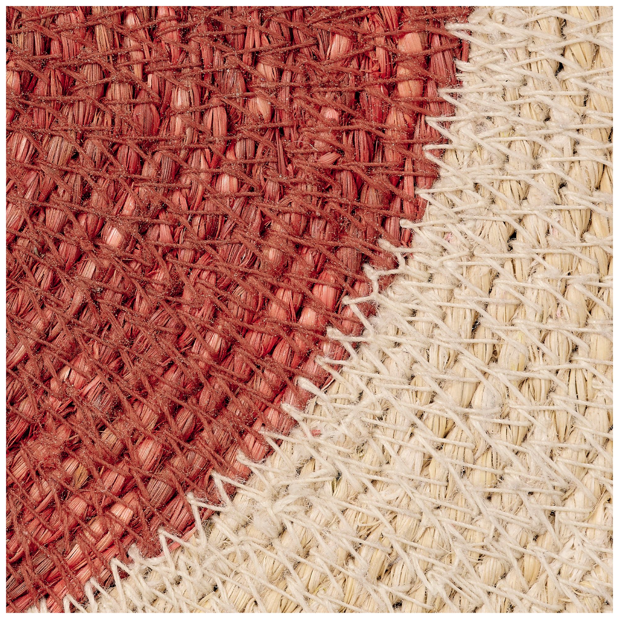 Image 4 Jamie Young Sundial Seagrass Round Wall Art in Rust more views