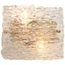 Jamie Young Swan 9 1/2" High Curved Clear Glass Wall Sconce