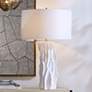 1_Jamie Young Sweetwood Ceramid Table Lamp with Linen Shade