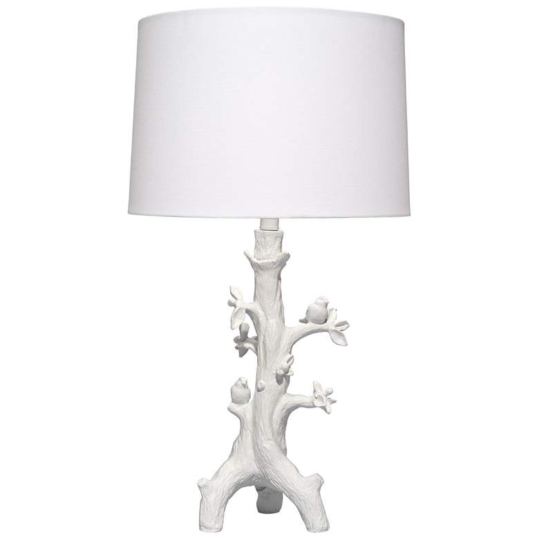 Image 2 Jamie Young Sycamore Resin Table Lamp with Linen Shade