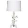Jamie Young Sycamore Resin Table Lamp with Linen Shade