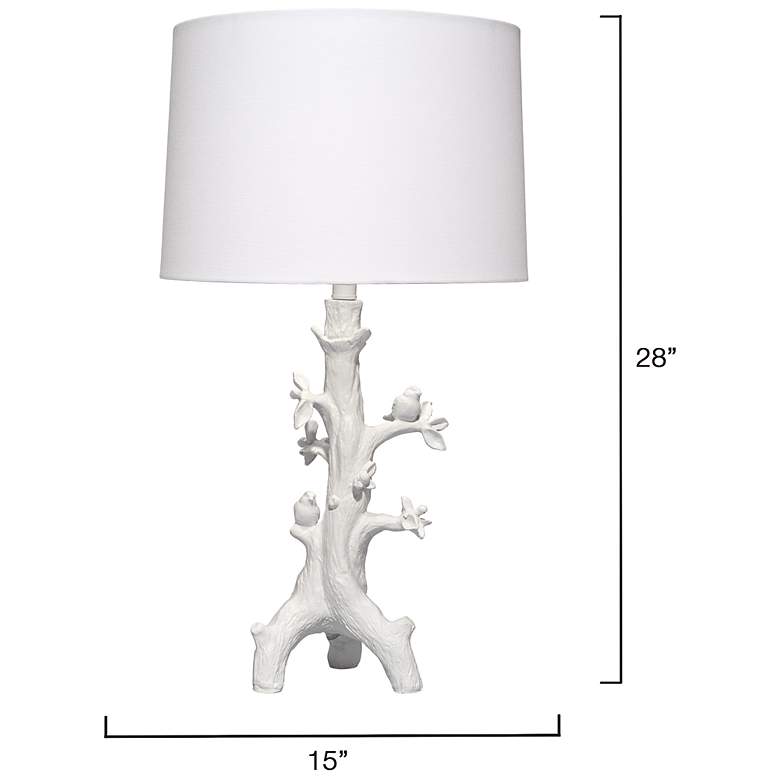Image 3 Jamie Young Sycamore Resin Table Lamp with Linen Shade more views