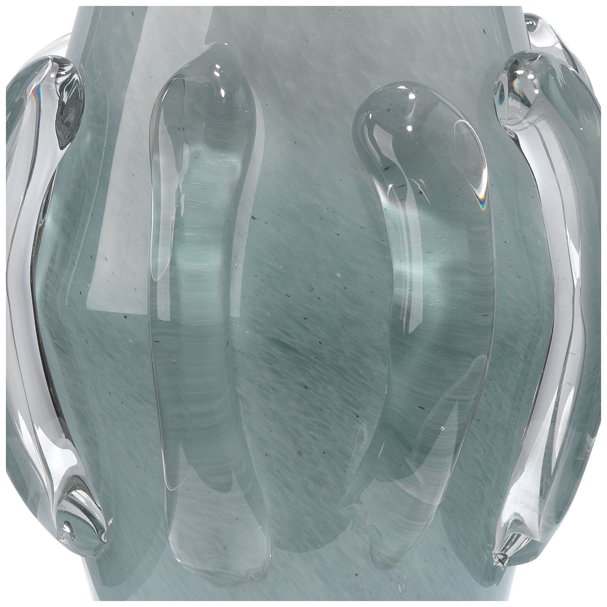 Image 4 Jamie Young Talon Glass Table Lamp with Linen Shade more views