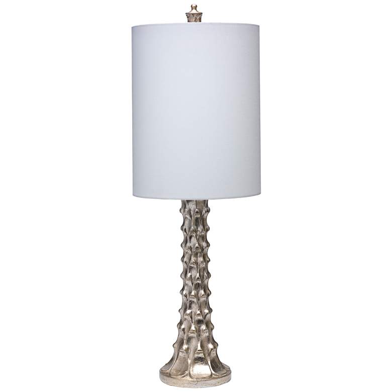 Image 1 Jamie Young Tara Flora Fragment Antique Silver Table Lamp