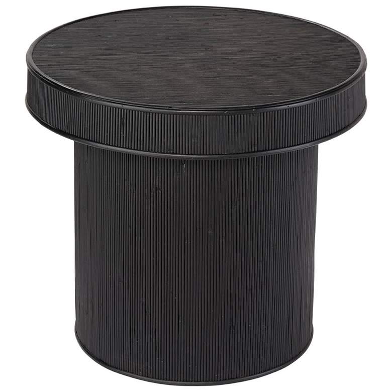 Image 1 Jamie Young Taylor Bamboo Side Accent Table, Black